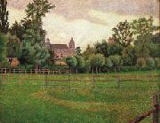 Lucien Pissarro The Church at Gisors oil on canvas